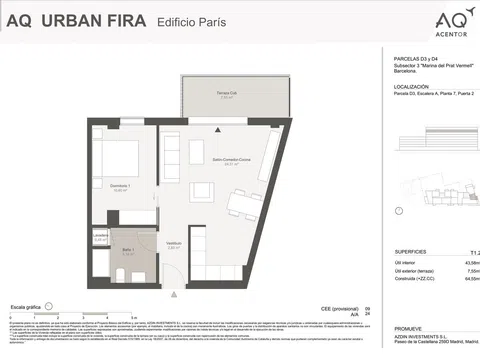 Flat / apartment in Calle del Plom, 23, La Marina del Prat Vermell, Barcelona