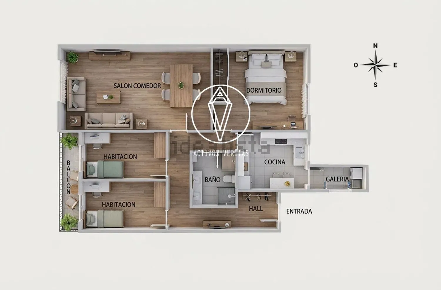 Flat in calle de Maria Ros